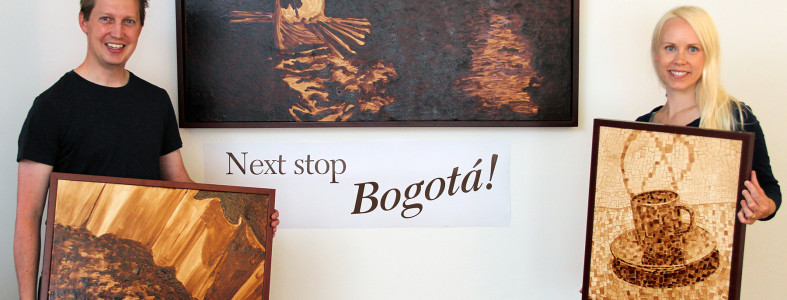 Coffee Art® Art in Embassies exchange to Bogota Colombia