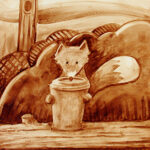 Coffee Time Mr Fox